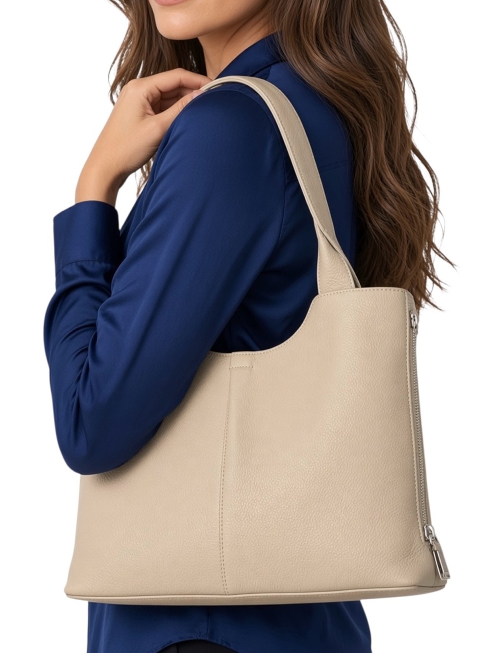 Vince Camuto Corla Tote, Almond Beige